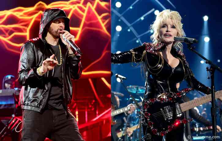 Eminem shares touching letter he received from Dolly Parton: “Thank you for the kind words”