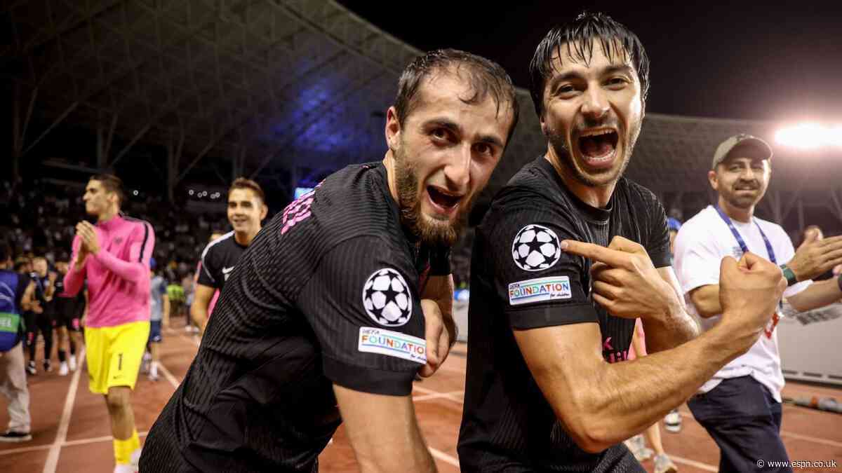 Club founded in 2017 qualify for Champions League