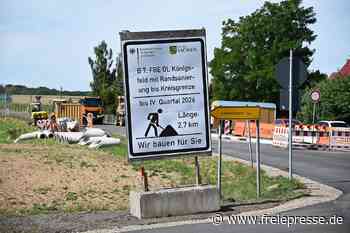 Baustelle der B 7 in Königsfeld: Für Autofahrer wird es nun einfacher