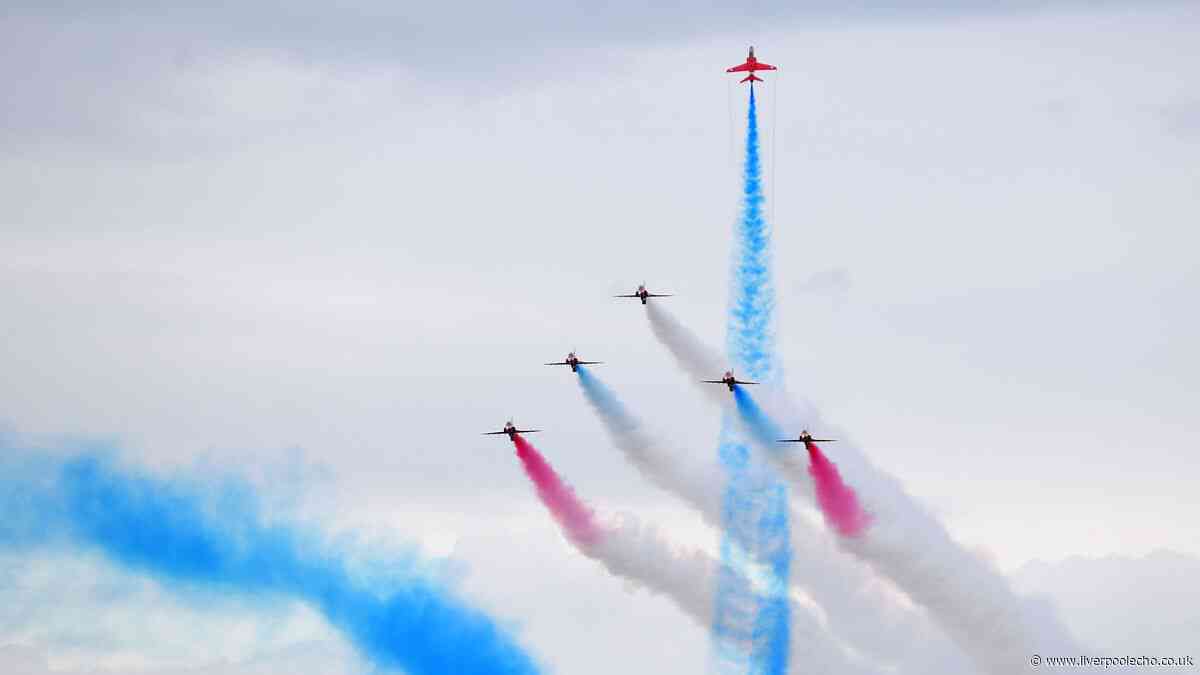 Red Arrows 2026 UK map shows where you can see them in action