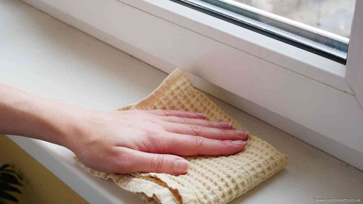 Windowsills will be clean and dust-free if you wipe them down with common laundry product