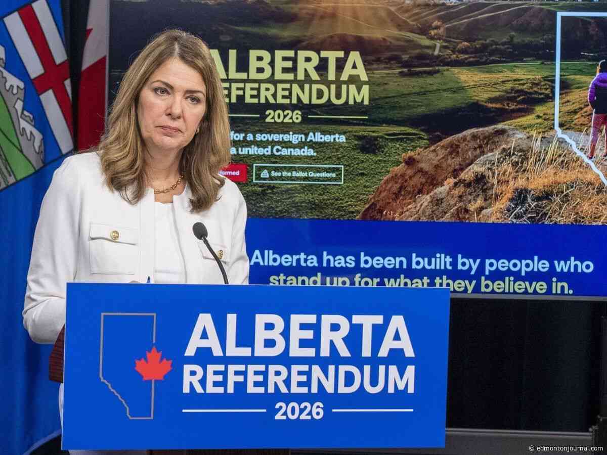 Wednesday's letters: Alberta referendum questions inspired by MAGA