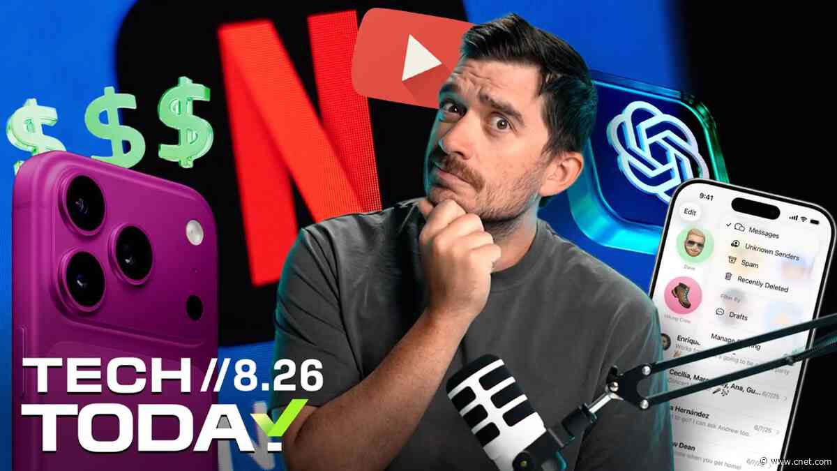 iPhone Price Increases, ChatGPT iMessage Integration and YouTube vs. Netflix | Tech Today