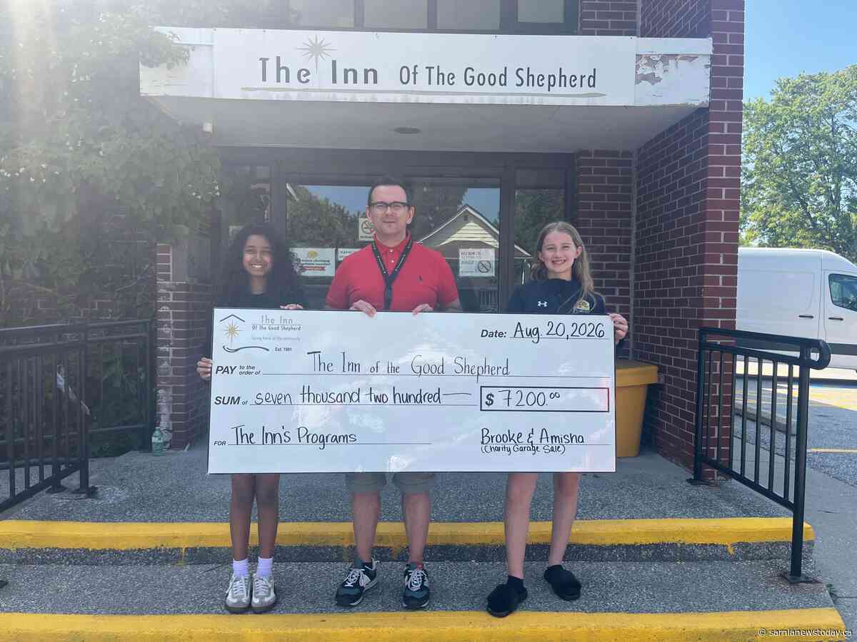 Local Grade 6 duo raises over $7K for charity