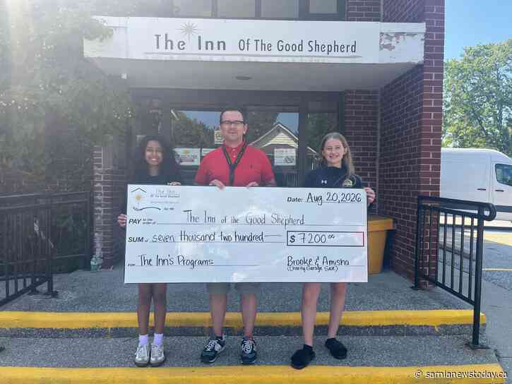 Local Grade 6 duo raises over $7K for charity