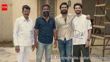 Anirudh Ravichander pays surprise visit to Silambarasan’s ‘Arasan’ sets