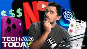 iPhone Price Increases, ChatGPT iMessage Integration and YouTube vs. Netflix | Tech Today