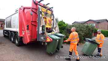 When bins will be collected on the Wirral during August bank holiday
