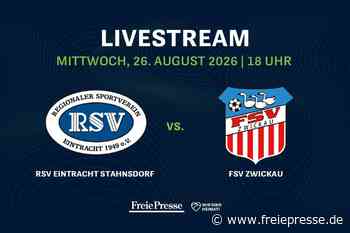 Regionalliga Nordost im Livestream: RSV Eintracht Stahnsdorf gegen FSV Zwickau