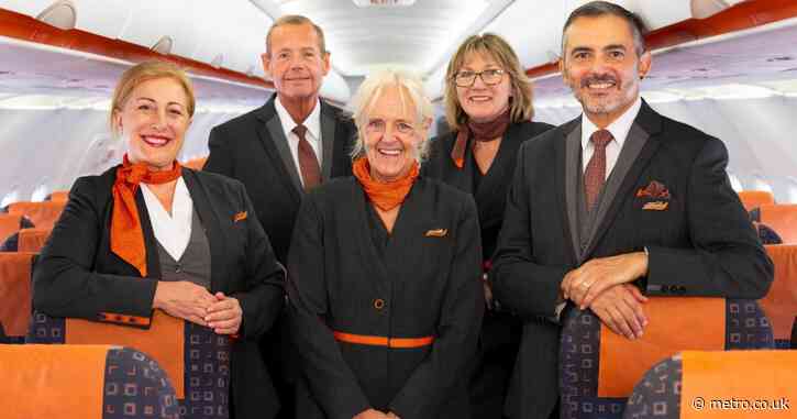 ‘I landed my dream as easyJet cabin crew – at age 64’