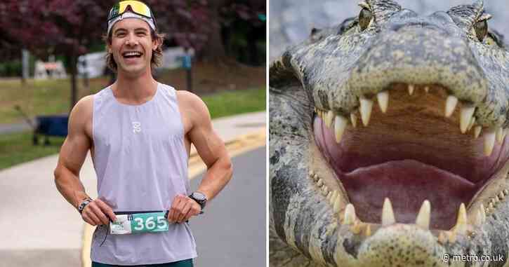 Ironman triathlete escapes alligator’s jaws by gouging it in the eye