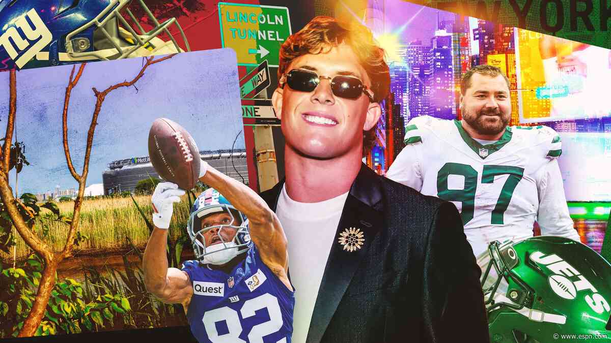 Big Apple expectations, Garden State reality for Giants and Jets players