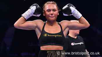 Boxing world title fight in Bristol as Tiah-Mai wins first belt