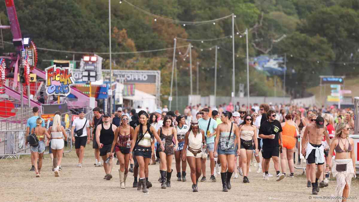 Creamfields 2026 four-day weather forecast with 'thundery showers'