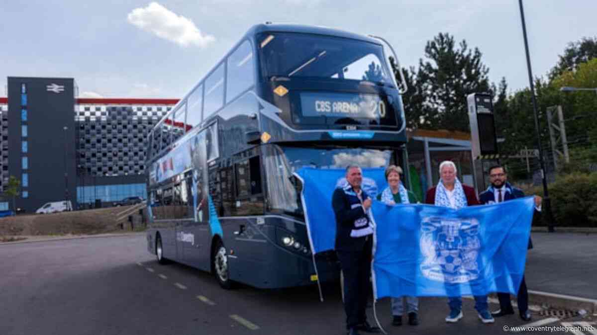 Extra 'football special' buses for Sky Blues CBS Arena matchdays