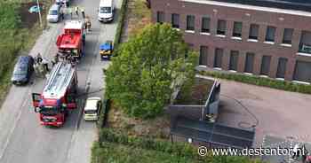 Tientallen Rijssense bedrijven zitten een uur zonder stroom door brand