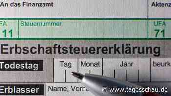 Einnahmen des Staates aus Erbschaftssteuer auf Rekordniveau