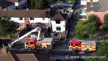 Murder probe after two people die in house fire feared to be 'gangland revenge attack' linked to youths killed in A66 crash