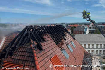 Dachstuhlbrand an Schule fordert 130 Einsatzkräfte
