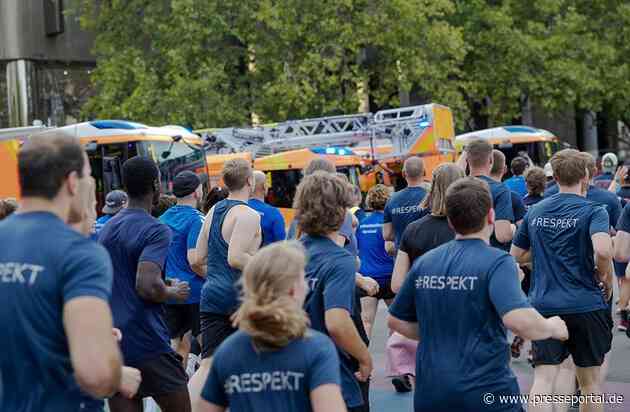 FW Hannover: Mehr als 1.000 Teilnehmende setzen beim "Run4Respect" ein Zeichen für Respekt und gegen Gewalt gegen Einsatzkräfte