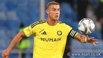 Ronaldo subbed at HT, Al Nassr win from 2-0 down