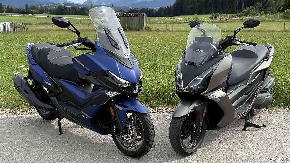 Zwei Scooter, zwei Charaktere: Kymco Downtown GT 350i TCS und Kymco Xciting VS 400i ABS im Vergleich