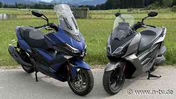 Zwei Scooter, zwei Charaktere: Kymco Downtown GT 350i TCS und Kymco Xciting VS 400i ABS im Vergleich