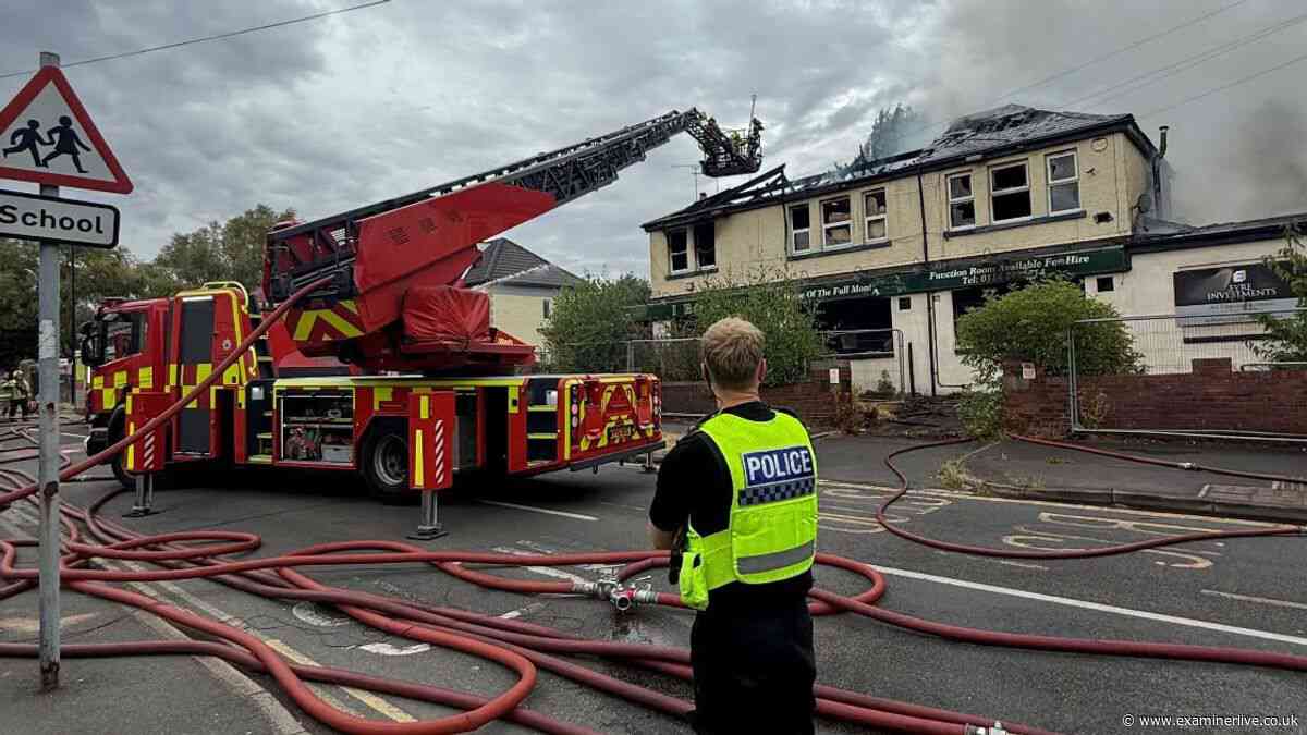 Youths 'seen fleeing' Sheffield working men's club seconds before fire started