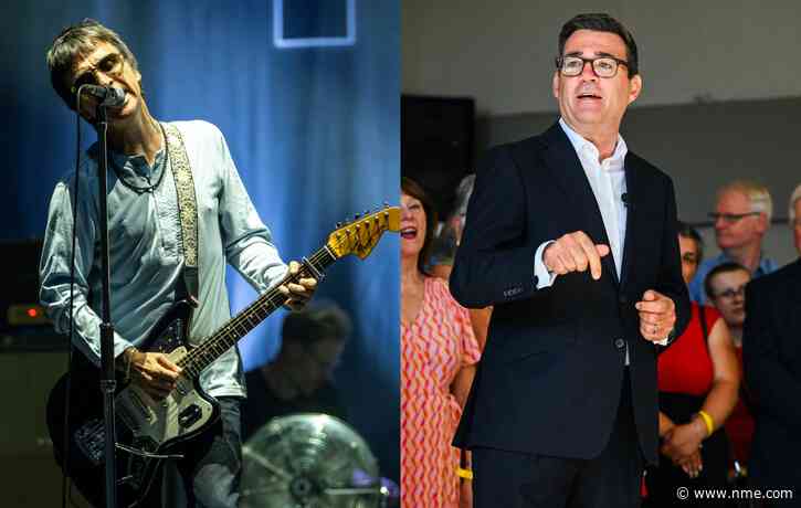 Johnny Marr reacts to Andy Burnham covering The Smiths on guitar with soldiers in Ukraine