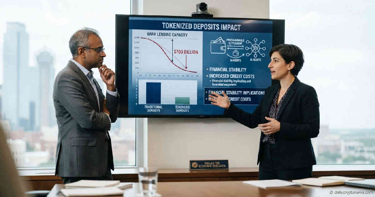 Dallas Fed warns tokenized deposits could slash