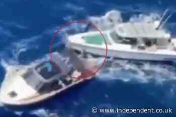 Dramatic footage shows speedboat ‘thief’ ram €1m vehicle into coastguard off Ibiza