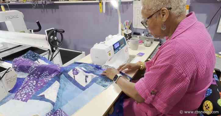 Georgia quilt maker preserves family memories by transforming treasured clothing