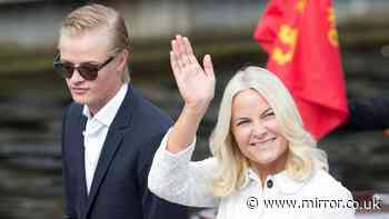Norway's Crown Princess shares photos of disgraced son as she celebrates silver wedding anniversary