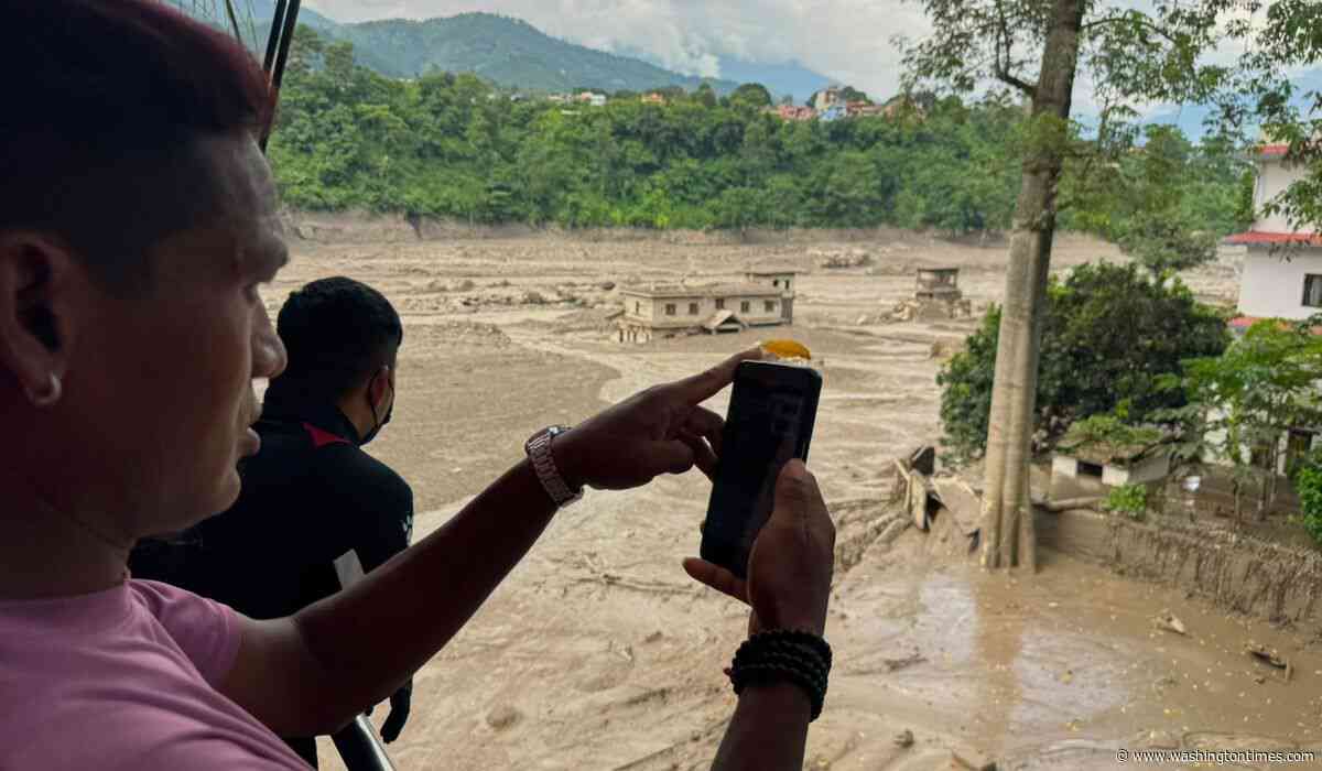 At least 8 killed and hundreds missing after avalanche triggers deadly flash floods in Nepal