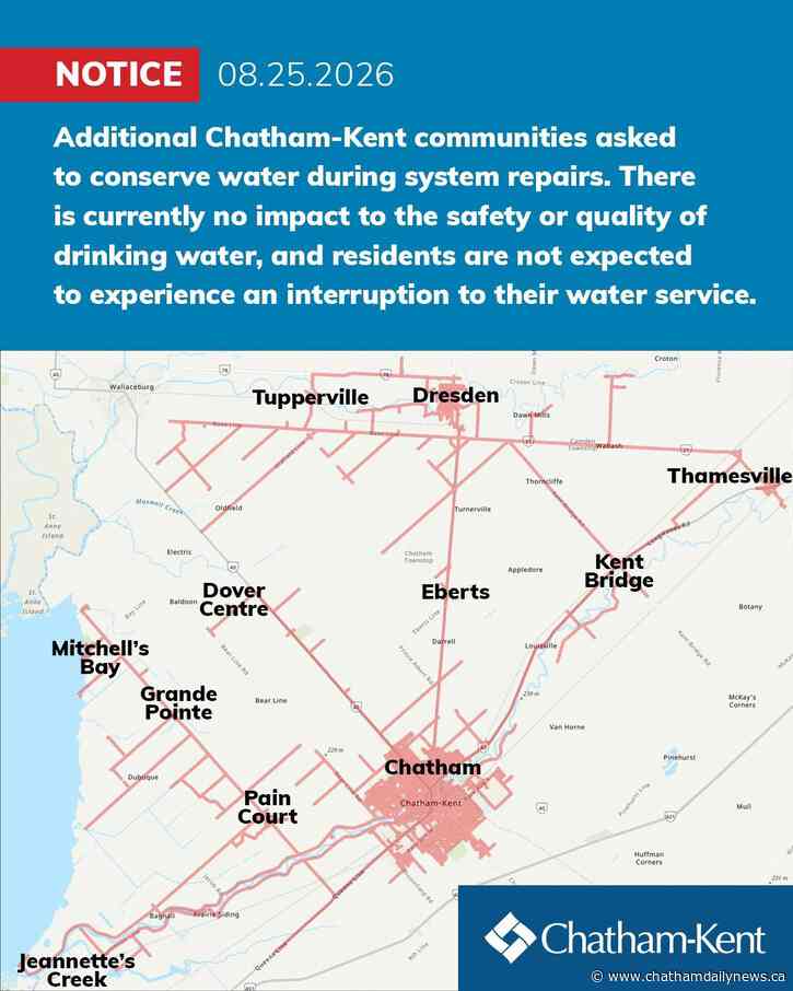 PUC asks more communities to conserve water while repairs made to transmission line