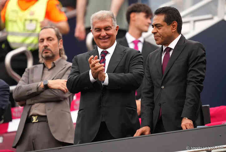 Joan Laporta confirms Barcelona remain firmly interested in Julian Alvarez: ‘Would like our offer to be accepted’