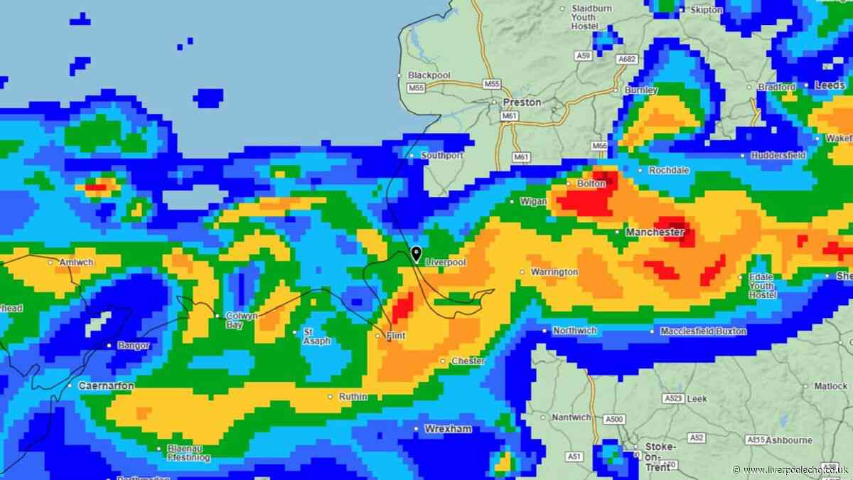 Exact time thunderstorms will hit Liverpool on Thursday