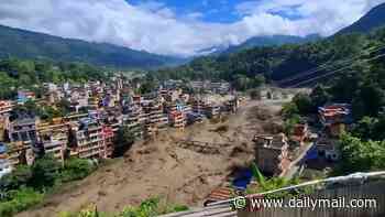 Hundreds of tourists missing including 12 Brits aged 13 to 65 and huge death toll feared as flash flooding triggered by earthquake demolishes buildings and bridges in Nepal