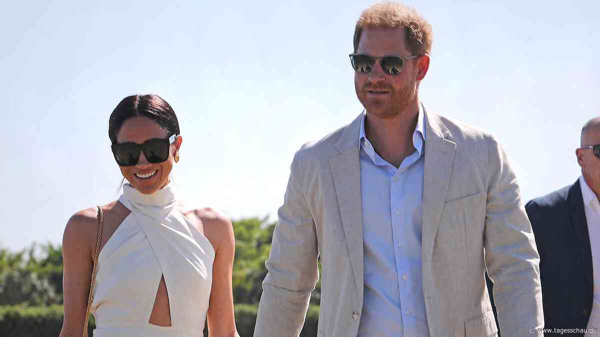 Britisches Königshaus: Prinz Harry und Meghan wieder zurück in England