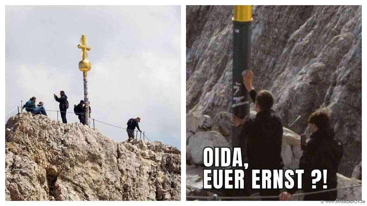 „Oida, euer Ernst?!“: Zugspitze macht Sticker-Sündern eine klare Ansage
