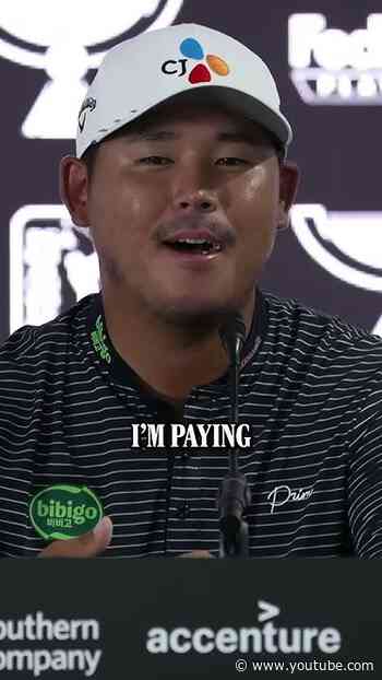 Si Woo Kim on losing money to Scottie Scheffler