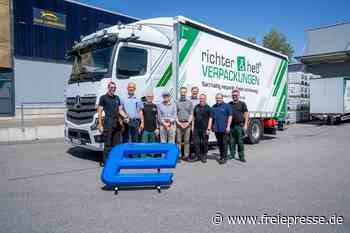 Chemnitzer Verpackungsfirma setzt auf Elektro-Lkw