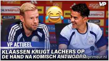 Klaassen krijgt lachers op de hand na komisch antwoord op de persconferentie