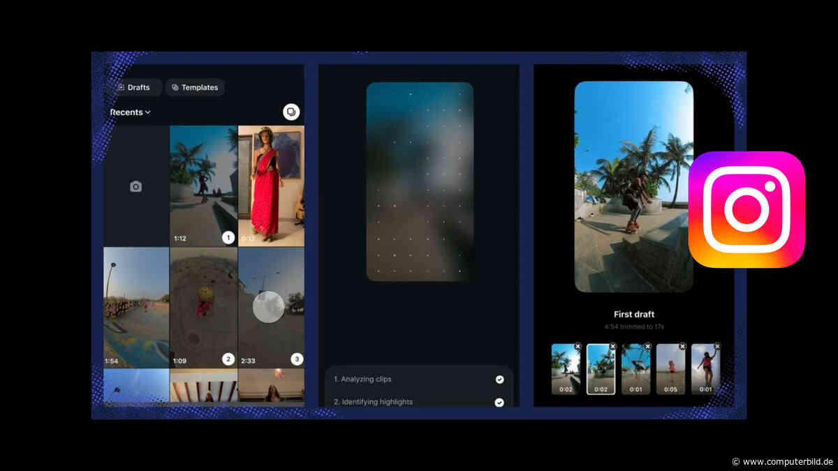 Instagram schneidet Reels jetzt fast allein