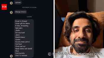 Vir Das Shares Funny DMs: Fan uses his Instagram as to-do list; quirky reminders go viral