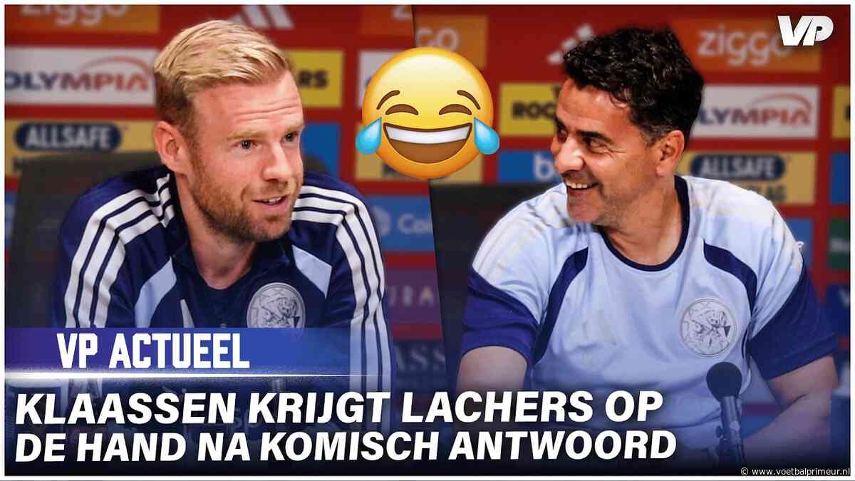 Klaassen krijgt lachers op de hand na komisch antwoord op de persconferentie
