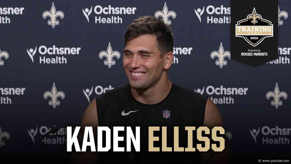 Kaden Elliss on joint practices, Chase Young | Saints Training Camp 2026