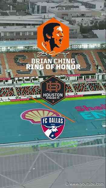 A trailblazer in our history. Brian Ching to be first member inducted into the Dynamo Ring of Honor!
