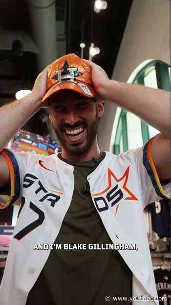 Team shop, concessions, trophies, and more, Jonathan Bond & Blake Gillingham at the Astros game!