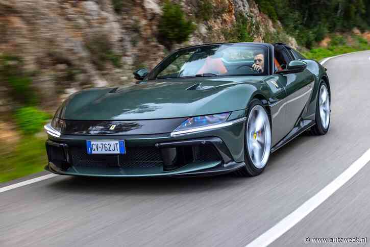 Video: zonder dak is jankende V12 ultiem autogenot - 9.500 tpm in de Ferrari 12Cilindri Spider